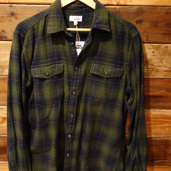 San Jose Sharks One-of-a-Kind Custom Sonoma Flannel (Unisex - Men's M) - Picture 2 of 6